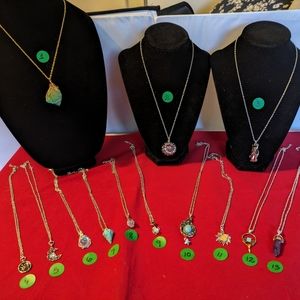 Necklace natural stones